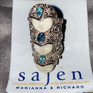 Rare Sajen Triple Goddess Ring